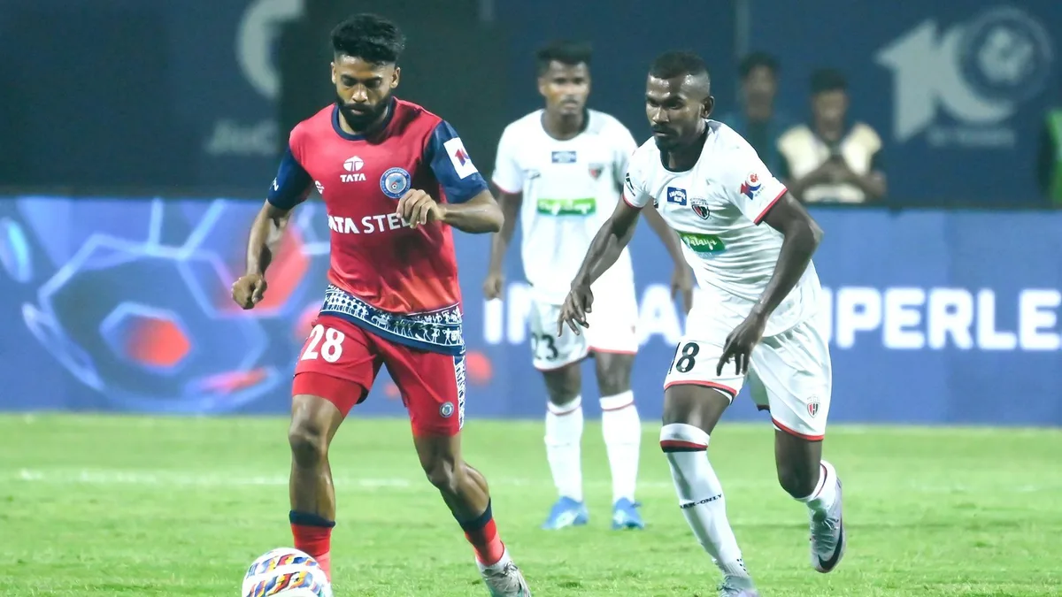 Jamshedpur FC vs NorthEast United FC in ISL 2023-24 clash