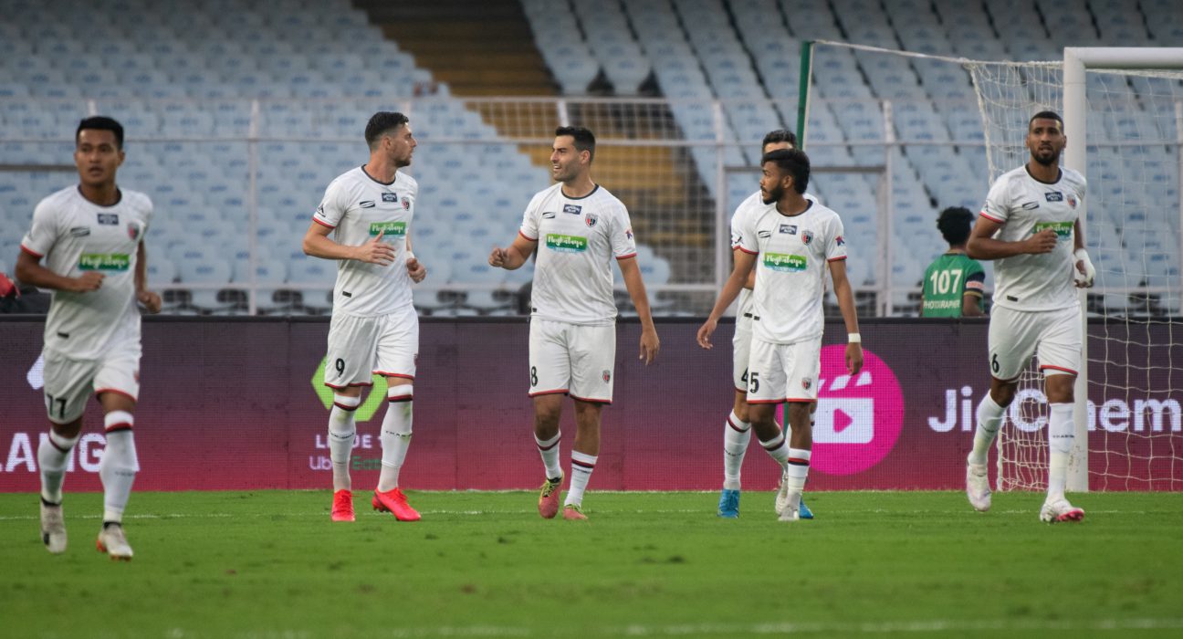 NorthEast United FC clinched 2-0 victory over FC Goa