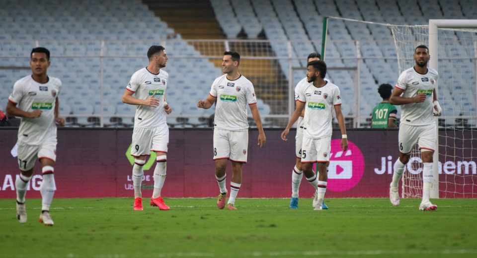 NorthEast United FC clinched 2-0 victory over FC Goa
