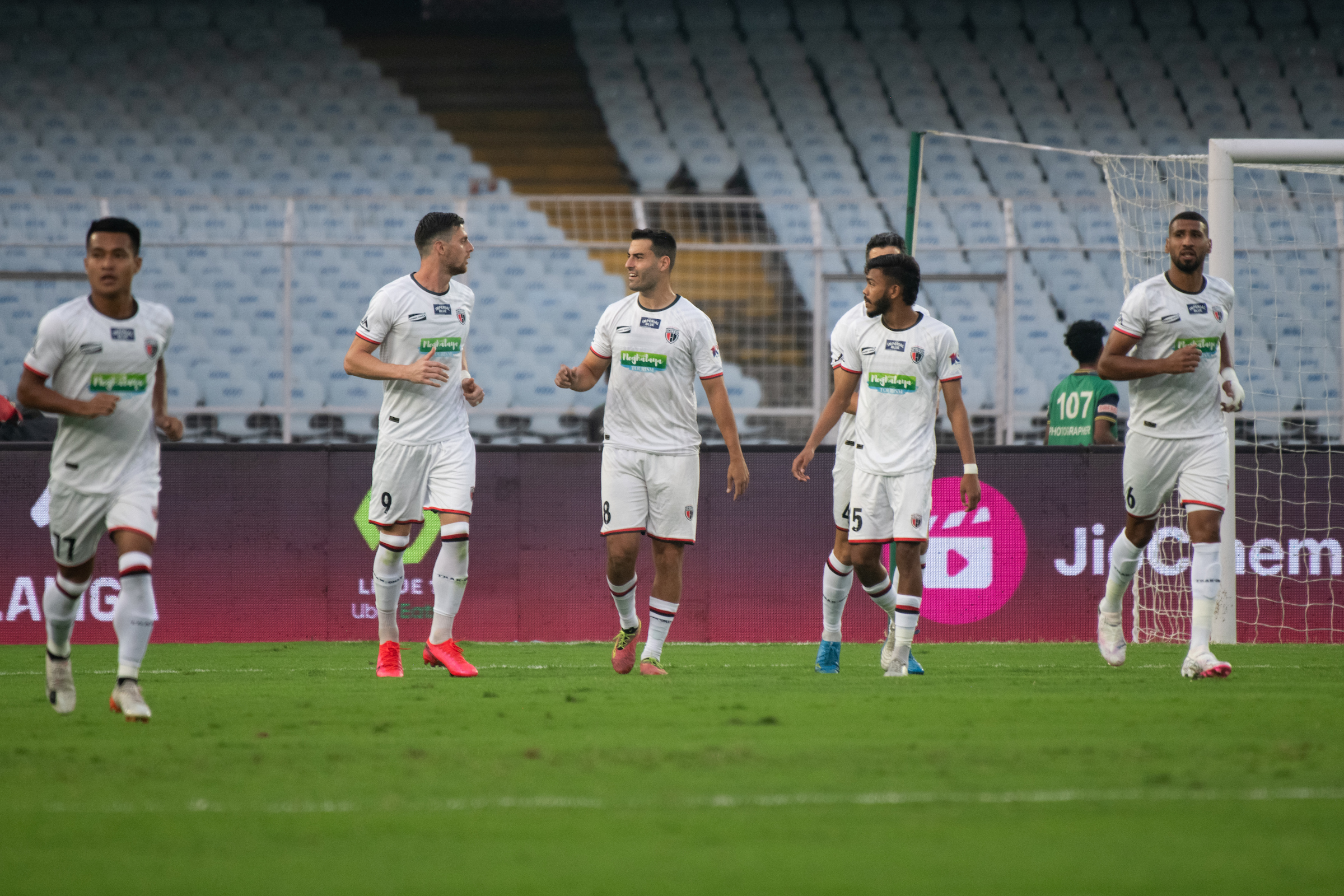 NorthEast United FC clinched 2-0 victory over FC Goa