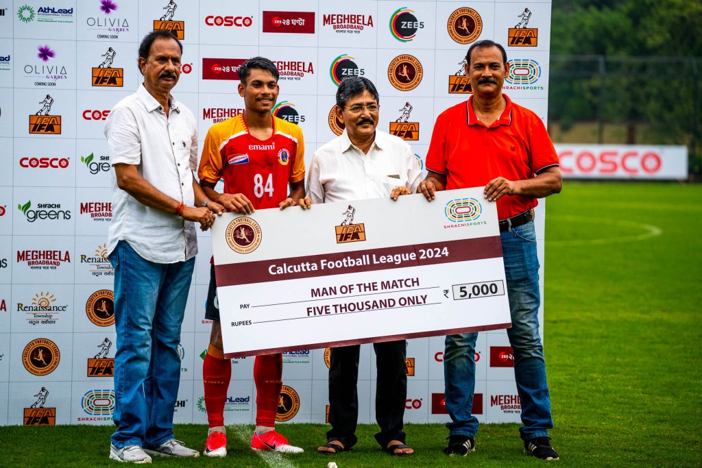 Sayan Banerjee MoM in CFL 2024 againsts Tollygunge Agragami