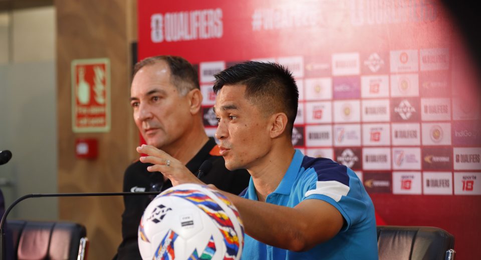 Before World Cup Qualifier Match Sunil Chhetri and Igor Stimac