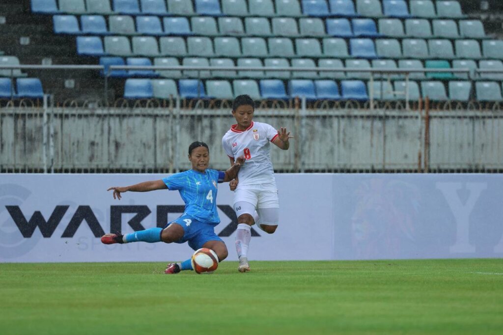 Indian senior women vs Mayanmar Senior Women friendly