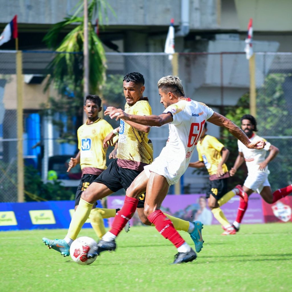 Diamond Harbour FC against Aryan in CFL 2024