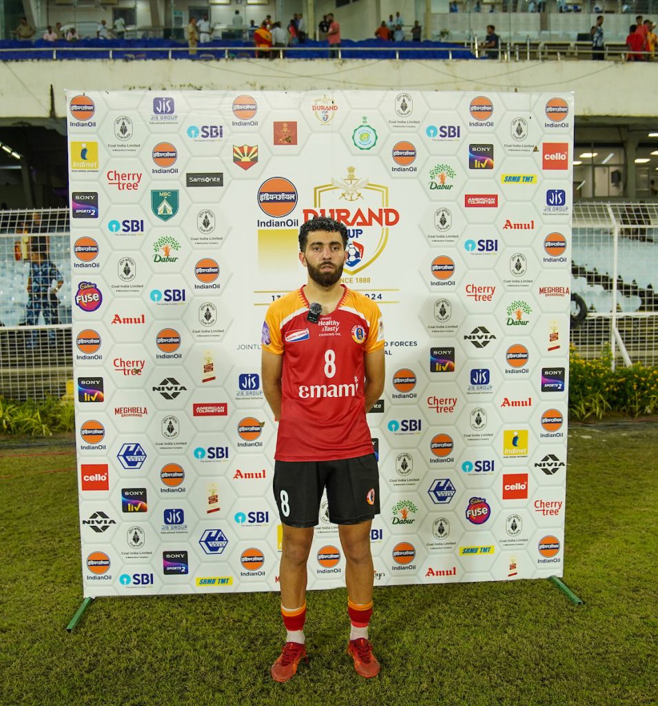 Madih Talal of East Bengal got Man of the Match against IAFFT in Durand Cup 2024