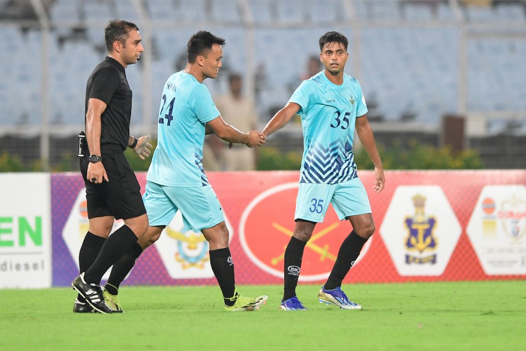 IAFFT after scoring against East Bengal FC in Durand Cup 2024