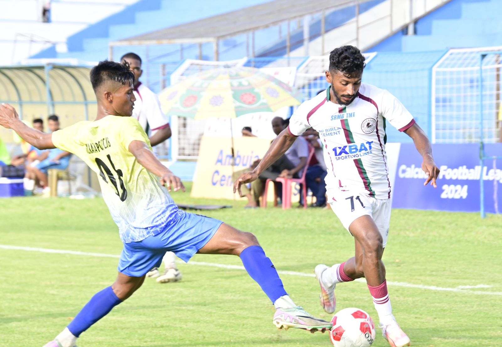 Mohun Bagan Super Giant vs Calcutta Police Club in CFL 2024