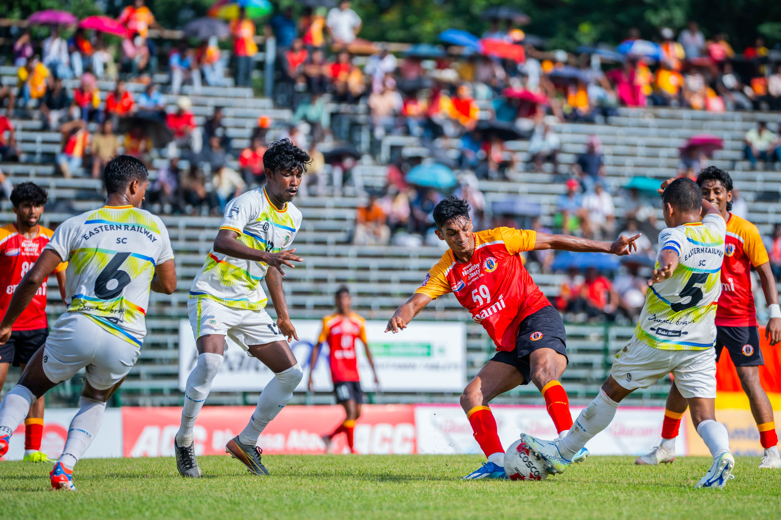 East Bengal FC vs Eastern Railway FC in CFL 2024
