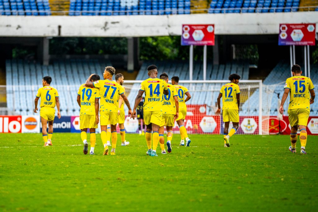 Mohammed Aimen of Kerala Blasters FC scored against Punjab FC in Durand Cup 2024