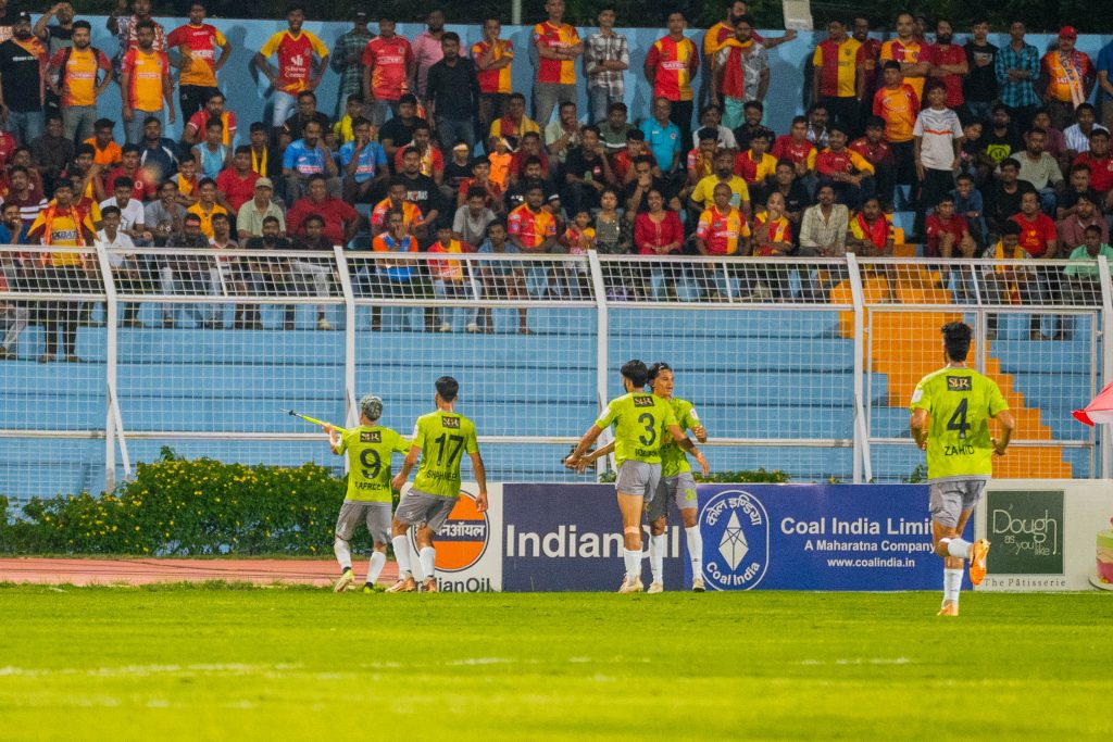 Downtown Heroes after scoring against East Bengal FC in Durand Cup 2024