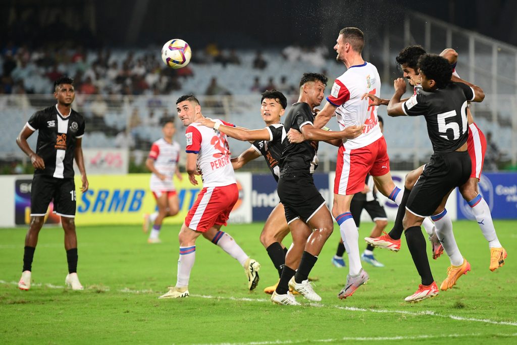 Jovanovic of Bengaluru FC scored the opening goal of the match against Mohammedan SC in Durand Cup 2024
