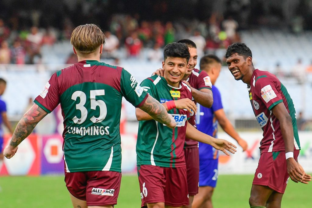 Thapa after scoring against IAFFT in Durand Cup 2024