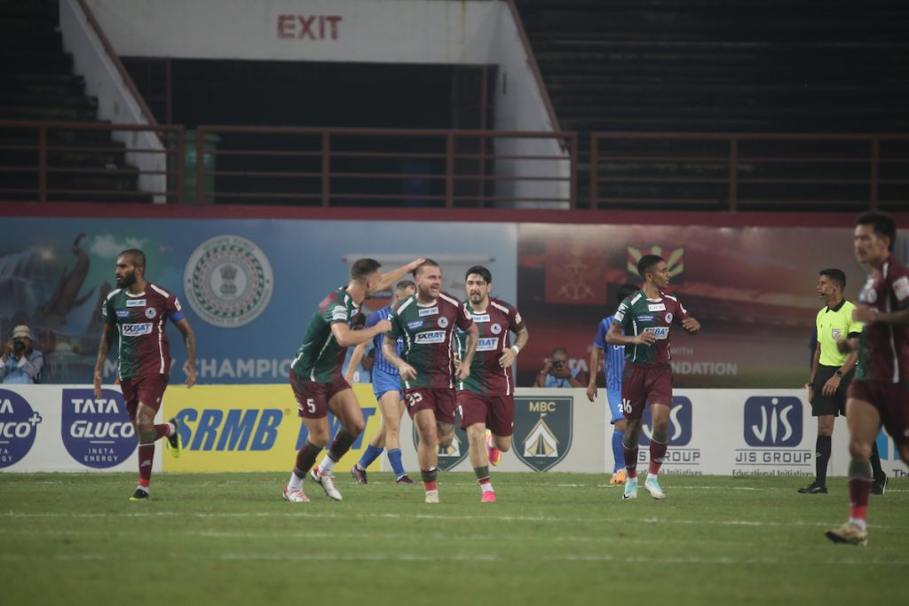 Jason Cummins after scoring the equalizer in DUrand Cup 2024 Quarter FInal