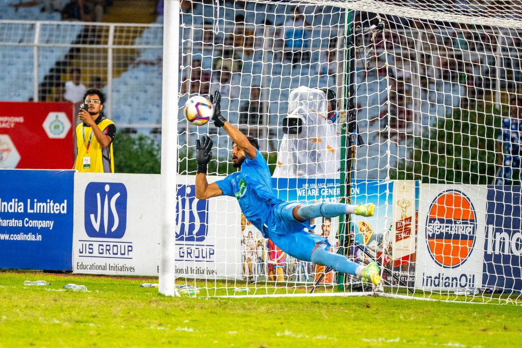 Gurmeet saving penalty in Durand Cup 2024 final
