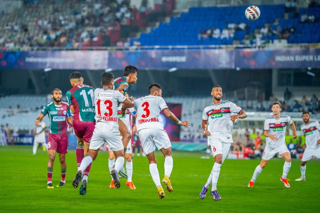 Dipendu Biswas of Mohun Bagan SG scored from header against NorthEast United in ISL 2024-25