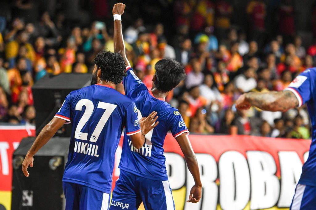 Vinith Venkatesh of Bengaluru FC Man of the Match against East Bengal FC in ISL 2024-25