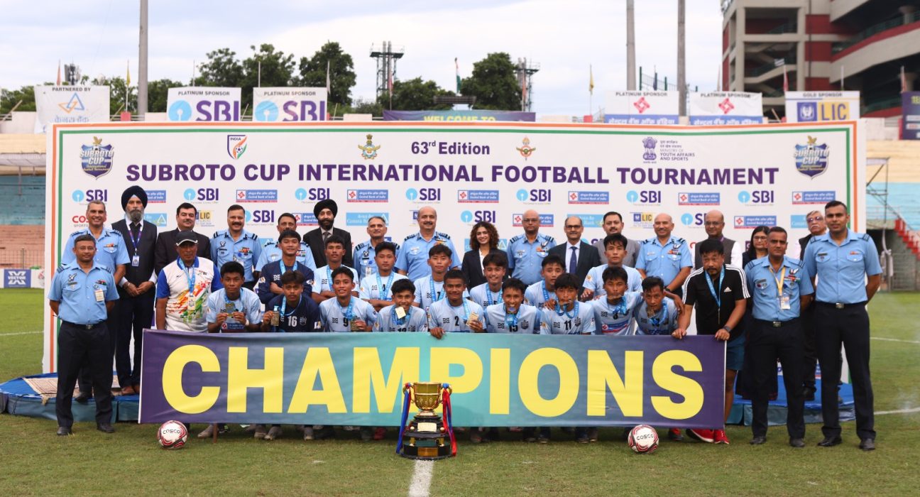63rd SUbroto Cup champion Manipur’s T.G English School