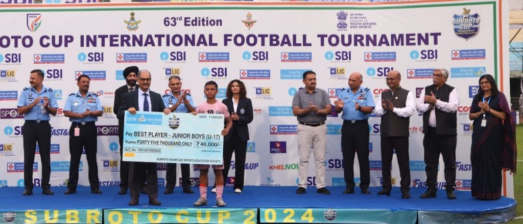 63rd Subroto Cup Best Player