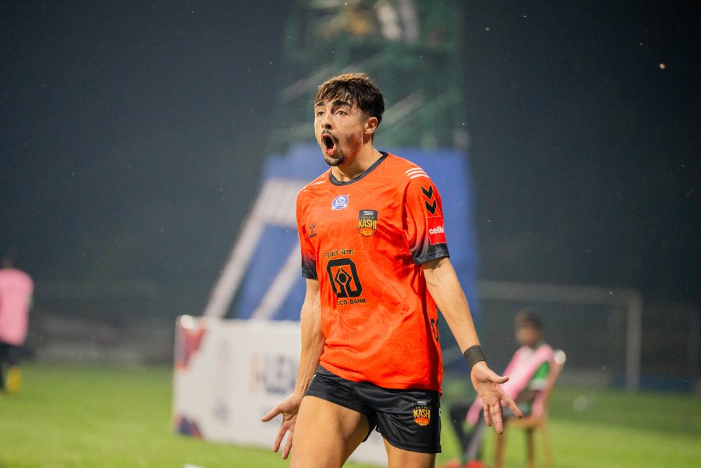 Berlanga after scoring hattrick against Delhi FC