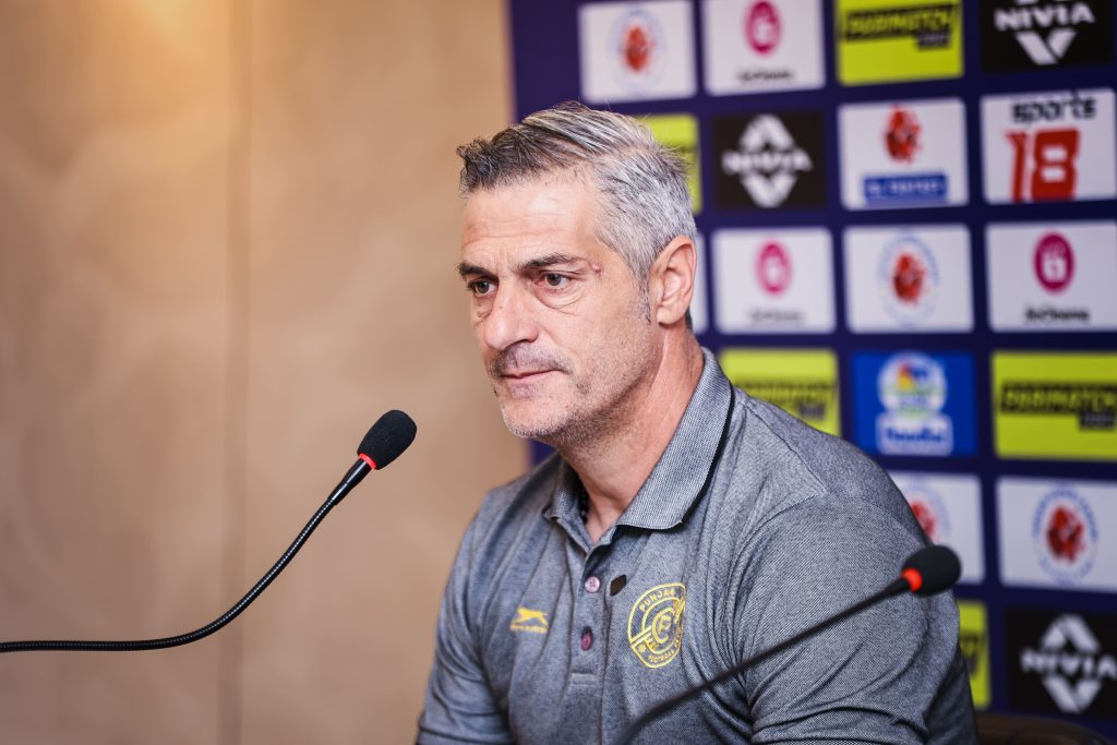 Punjab FC head coach Dilmperis before ISL clash with East Bengal FC