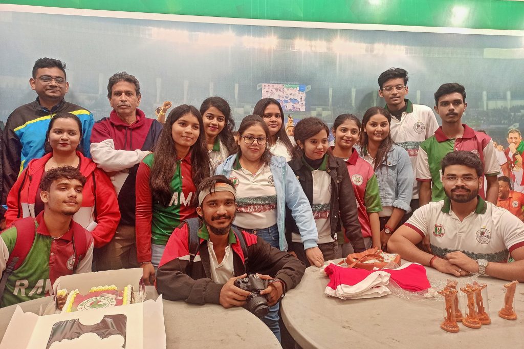 Mohun Bagan fans came to celebrate Christmas with the team