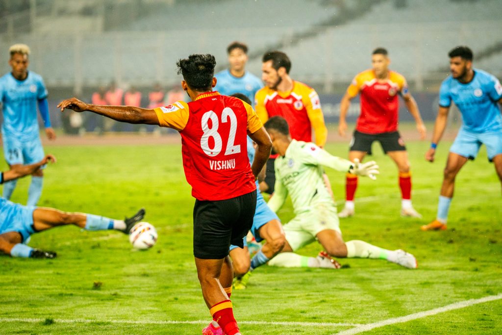Moment of own goal concided by Mumbai City FC