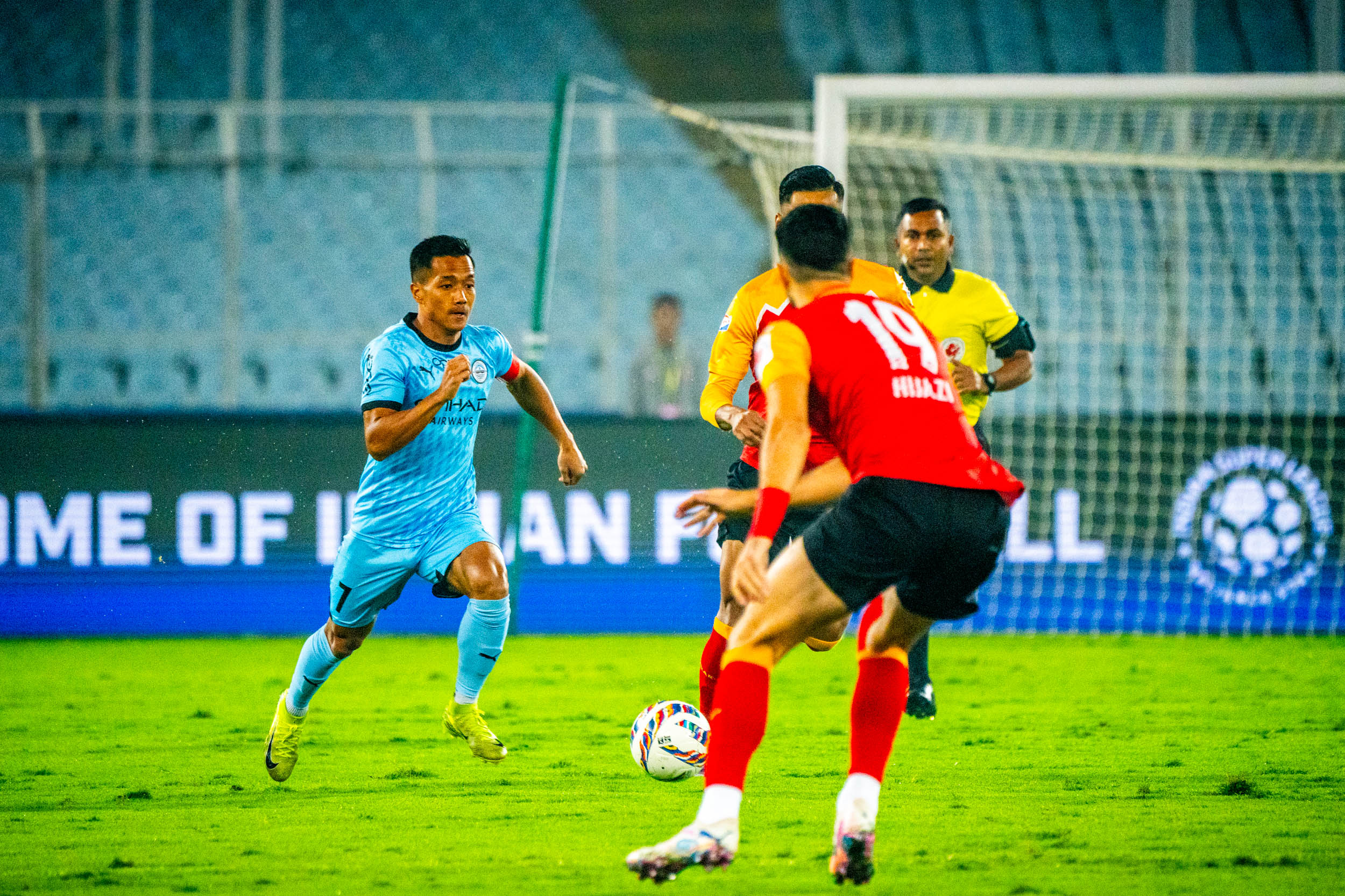 Lalrinzuala Chhangte. of Mumbai City FC was the Player of the Match. against East Bengal FC