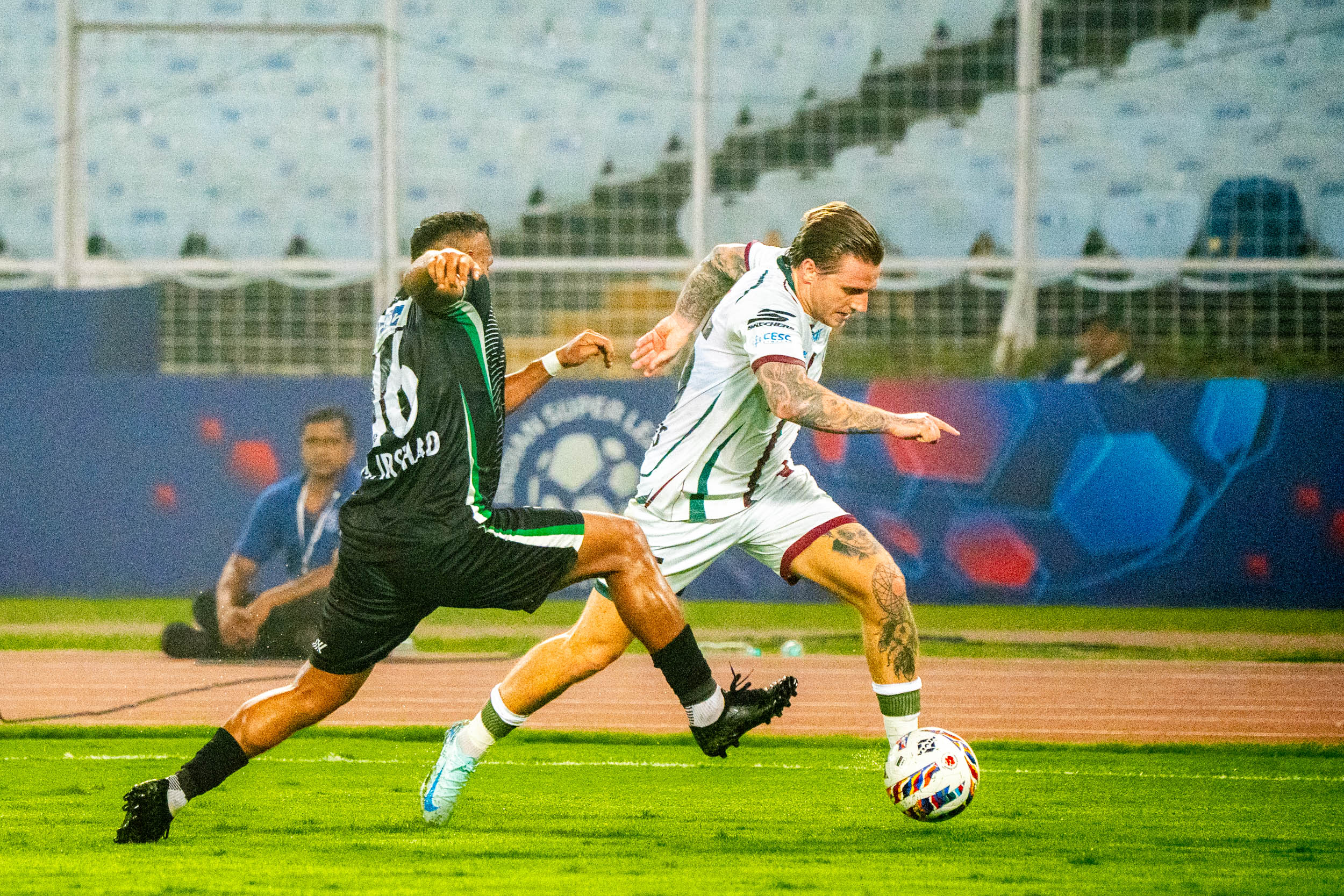 Jason Cummins of the Mohun Bagan SG Man of the Match