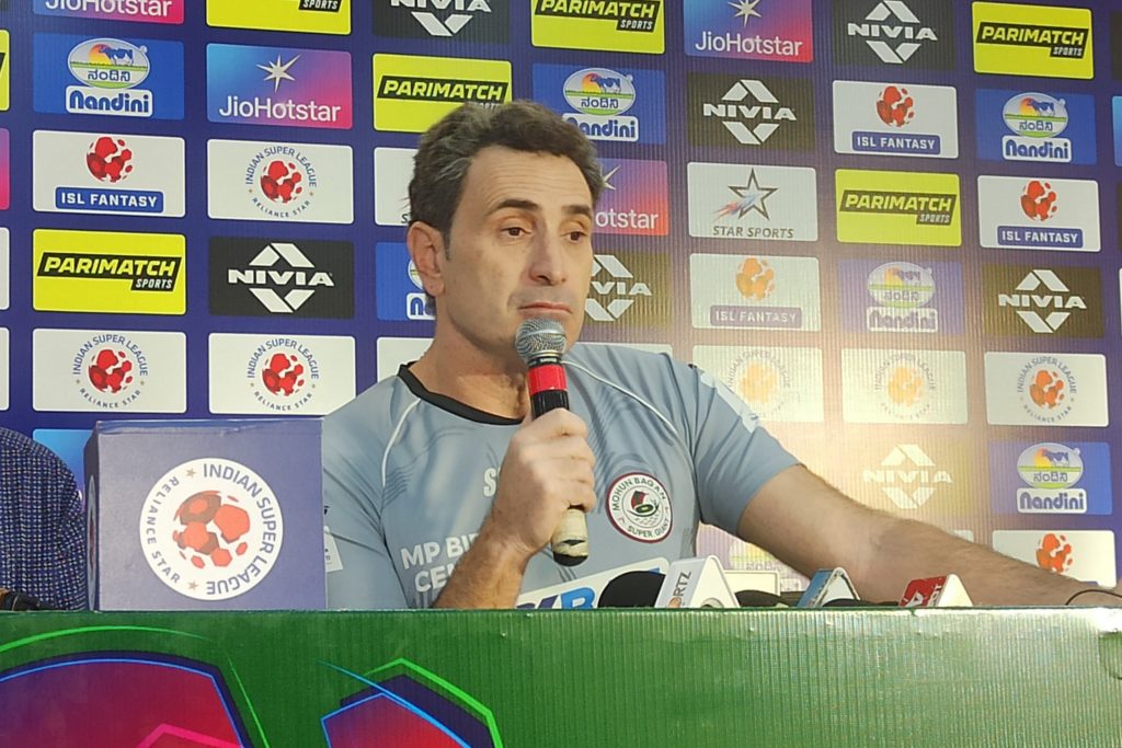 Mohun Bagan SG coach Molina at Press Conference before match against Odisha FC