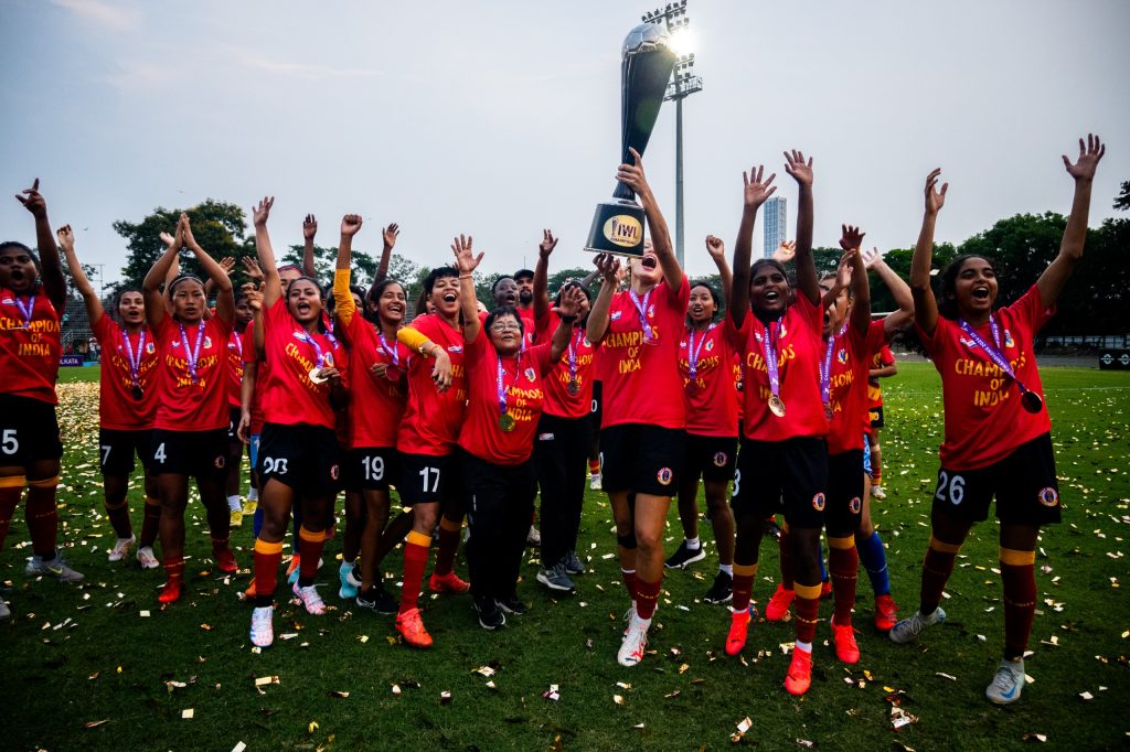 East Bengal FC Woman's team won IWL 2024-25 title