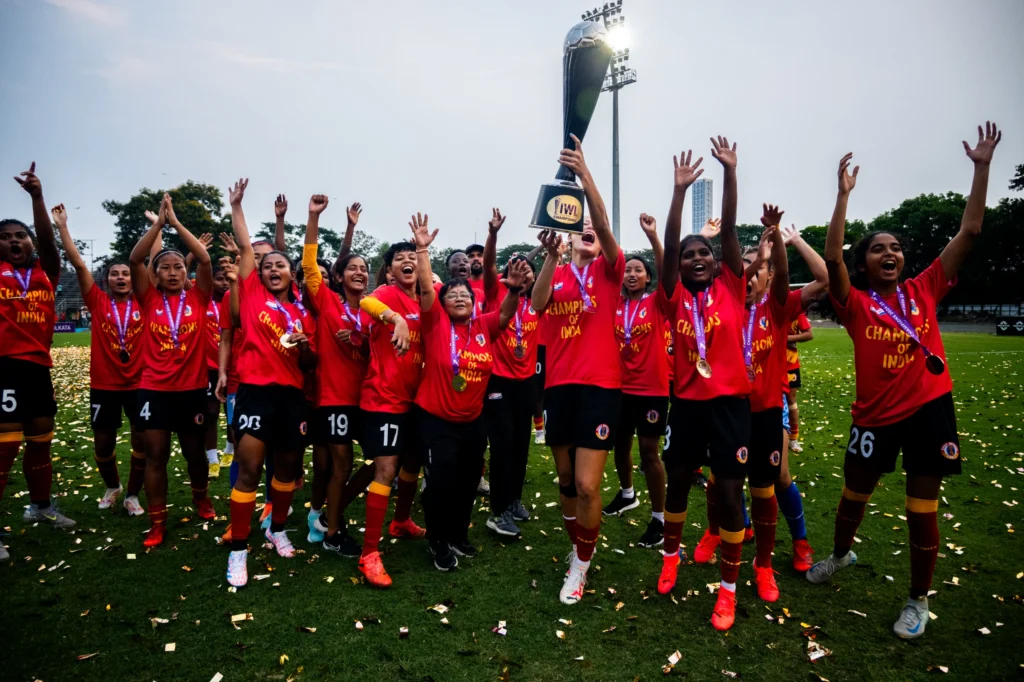 East Bengal FC Woman's team won IWL 2024-25 title