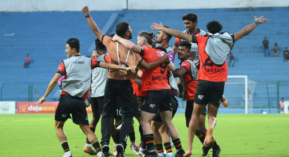 Inter Kashi vs Rajasthan United in I League 2024-25 clash