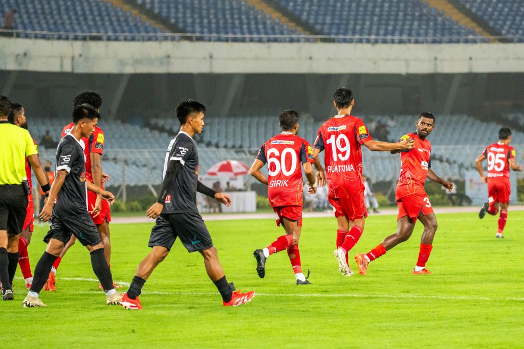 Ruatkima of Diamond Harbour FC equalized