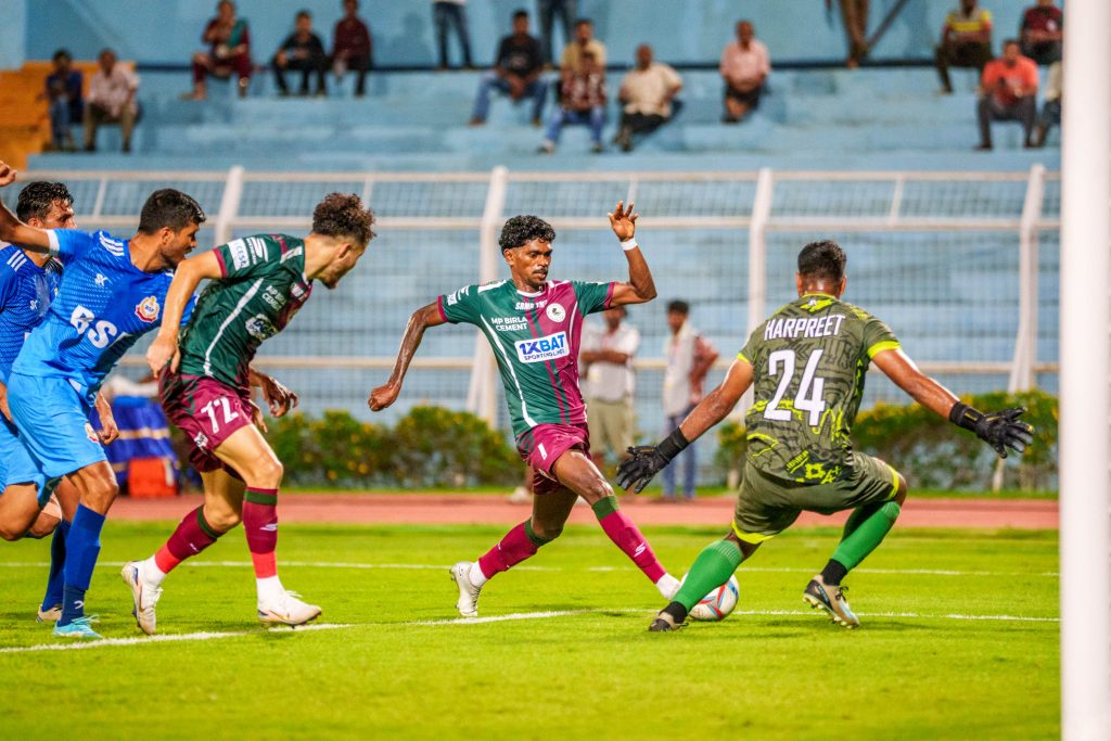 Liston Colaco of Mohun Bagan SG scored two goals against BSF in Durand Cup 2025
