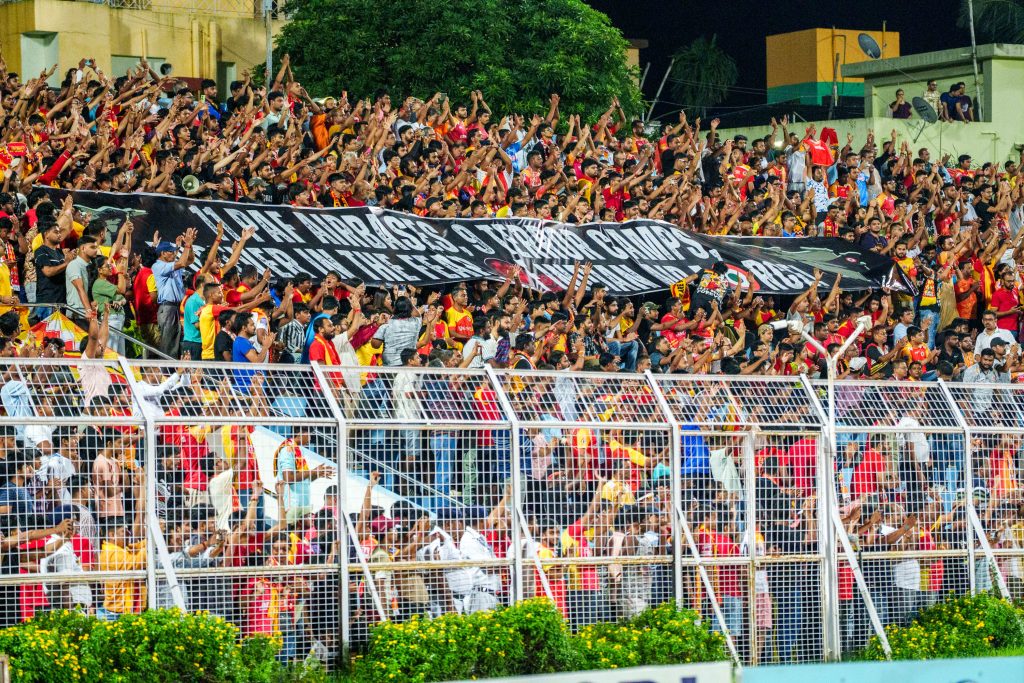 East Bengal FC fans gave tribute to Indian Air Force for operation Sindoor