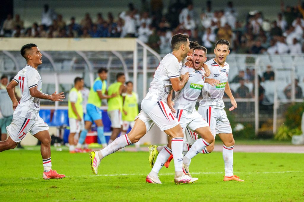 Jairo struck NorthEast United FC’s fourth goal