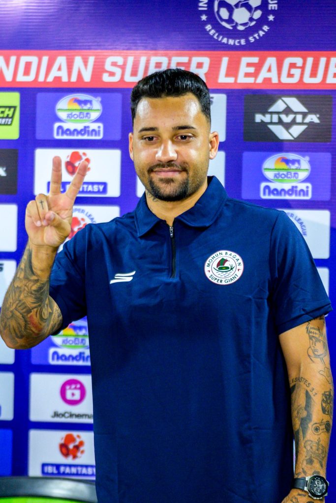 Robson Robinho's 1st media appearance after joining Mohun Bagan SG