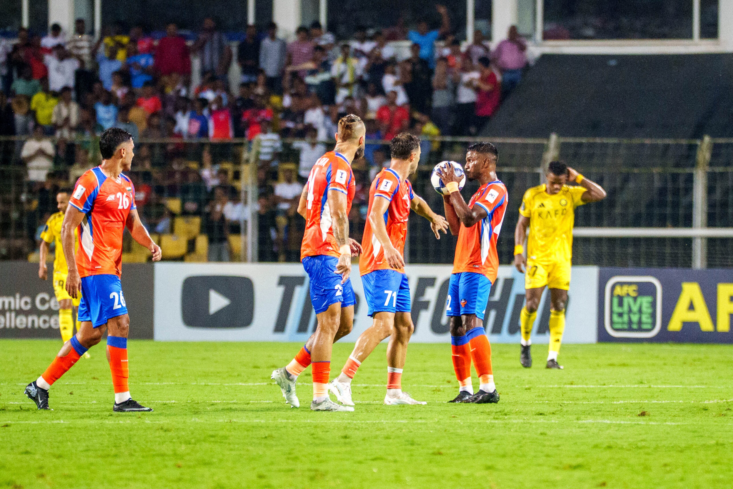 Brison Fernandes of FC Goa after scoring