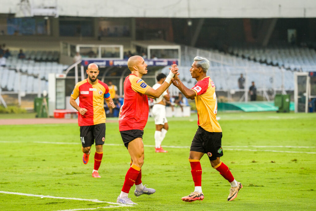 Youssef Ezzejjari after scoring from penalty