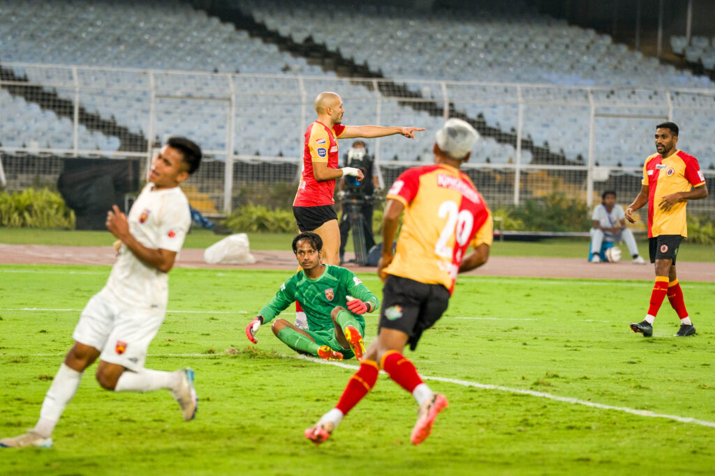 Youssef Ezzejjari after scoring his 2nd goal