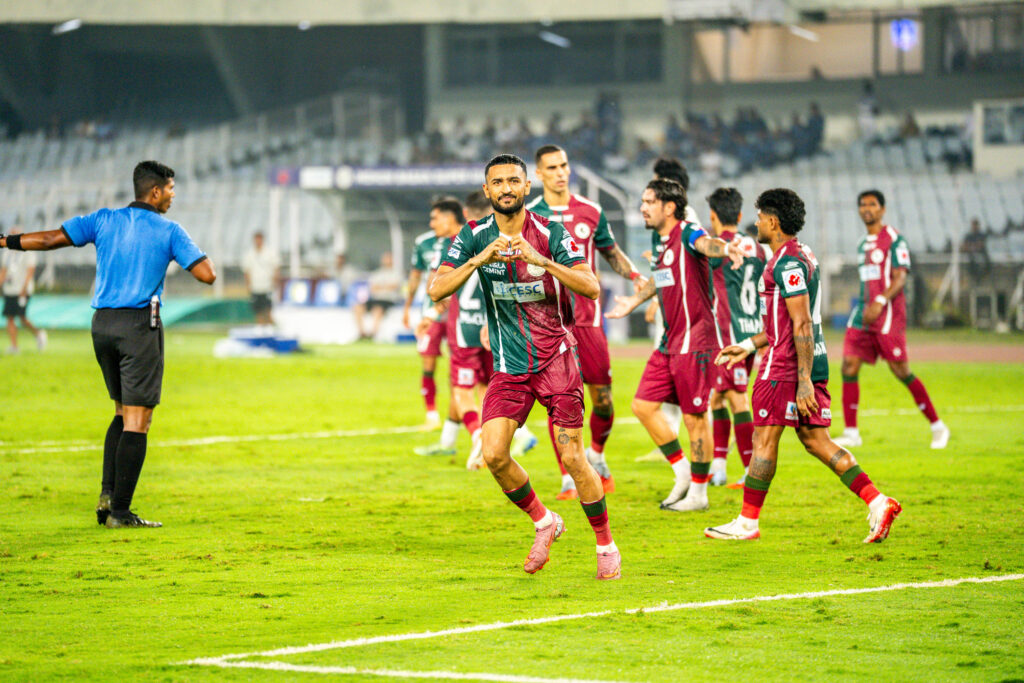 Manvir after scoring