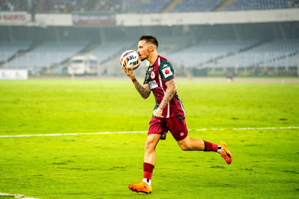 McLaren after scoring hatrick