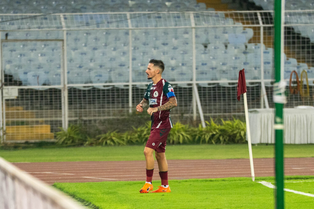 McLaren after celebrating his 4th goal of the match