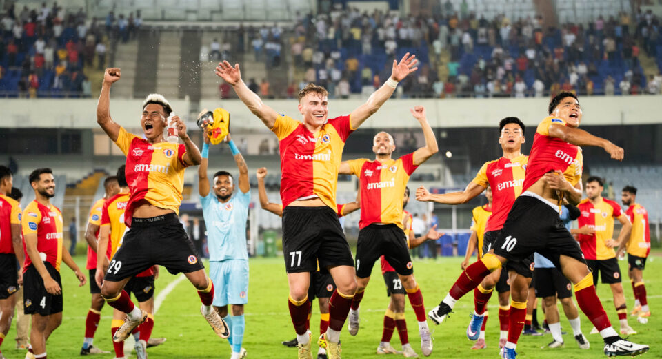 East Bengal FC drew against Bengaluru FC with 10 men