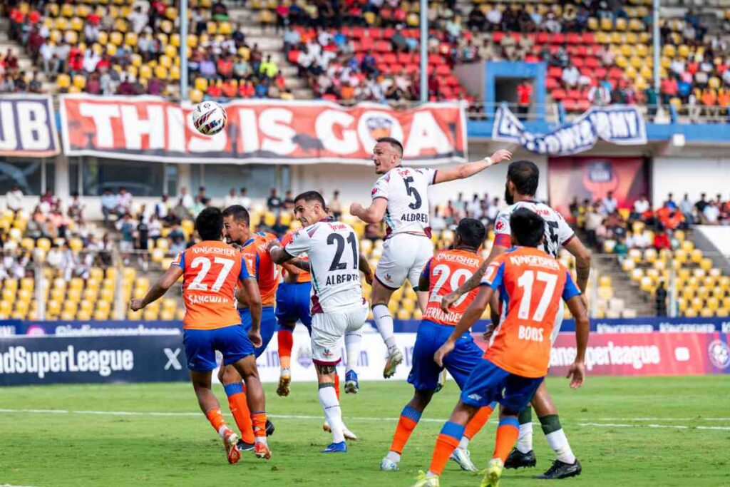 Mohun Bagan Super Giant were held to a 1-1 draw by FC Goa