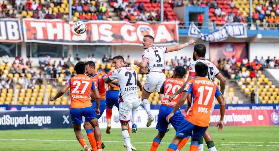 Mohun Bagan Super Giant were held to a 1-1 draw by FC Goa