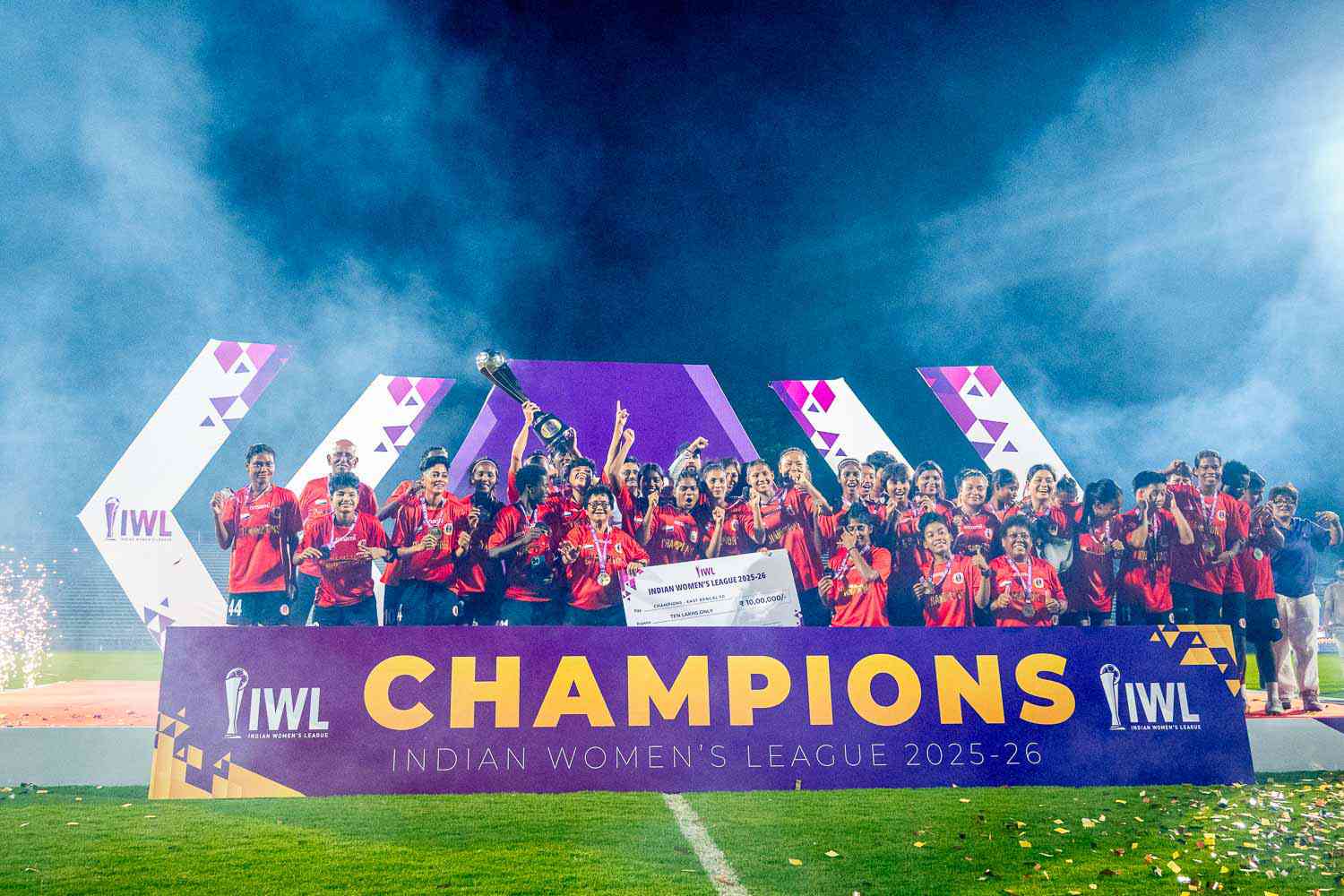 East Bengal FC IWL 2025-26 champion