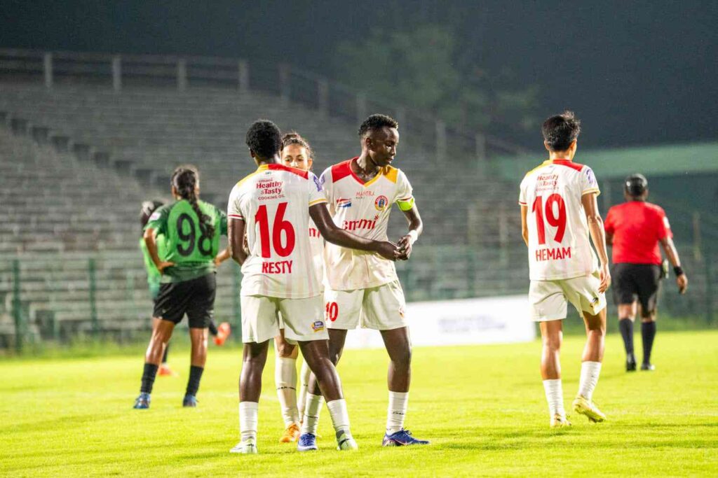 East Bengal Women FC doubled their lead through Fazila Ikwaput’s brace