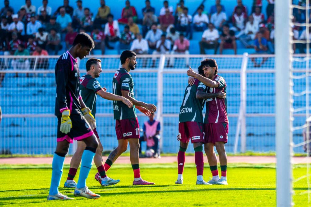 Mohun Bagan SG crush CISF Protectors 6-0 as Sahal Samad scores a hat-trick