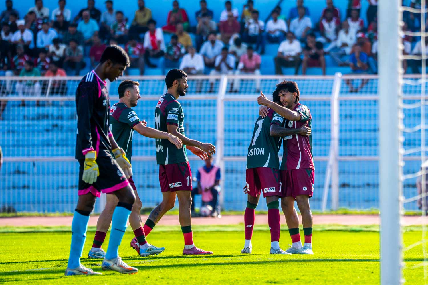 Mohun Bagan SG crush CISF Protectors 6-0 as Sahal Samad scores a hat-trick